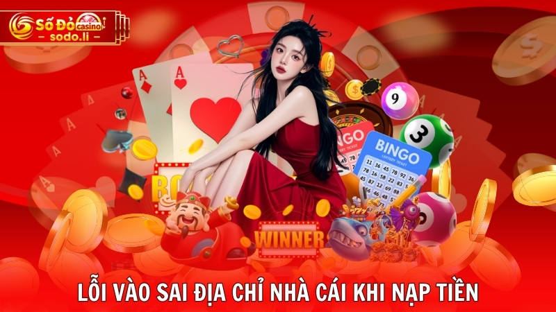 Lỗi vào sai địa chỉ nhà cái khi nạp tiền Lỗi vào sai địa chỉ nhà cái khi nạp tiền