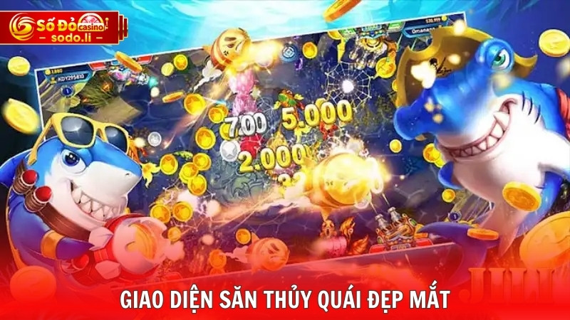 Giao diện săn thủy quái đẹp mắt Giao diện săn thủy quái đẹp mắt