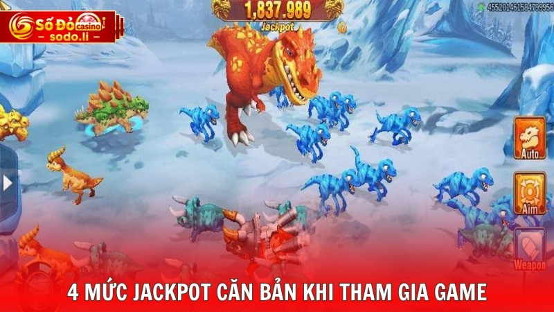 4 mức Jackpot căn bản khi tham gia game 4 mức Jackpot căn bản khi tham gia game