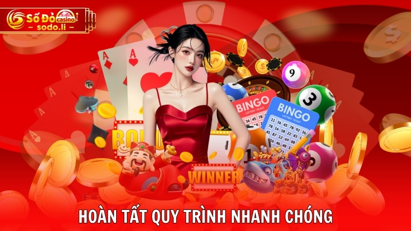 Hoàn tất quy trình nhanh chóng Hoàn tất quy trình nhanh chóng