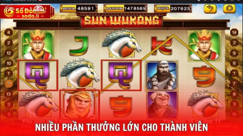 Nhiều phần thưởng lớn cho thành viên Nhiều phần thưởng lớn cho thành viên