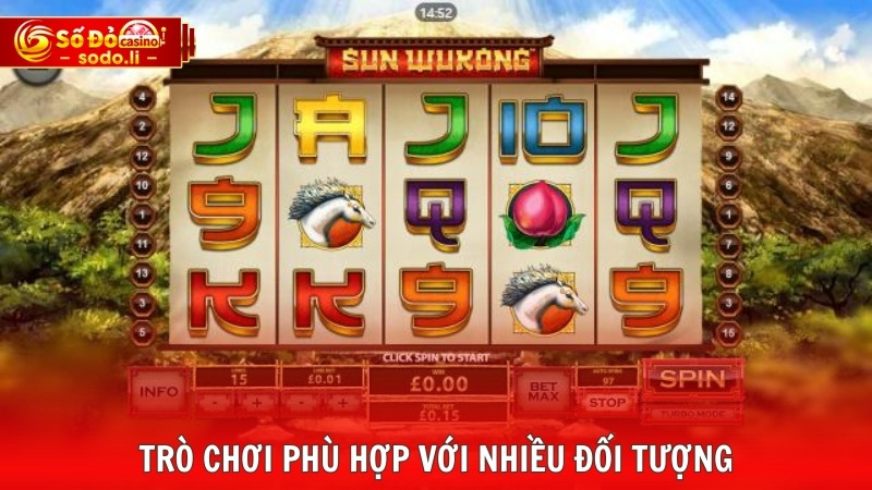 Trò chơi phù hợp với nhiều đối tượng Trò chơi phù hợp với nhiều đối tượng