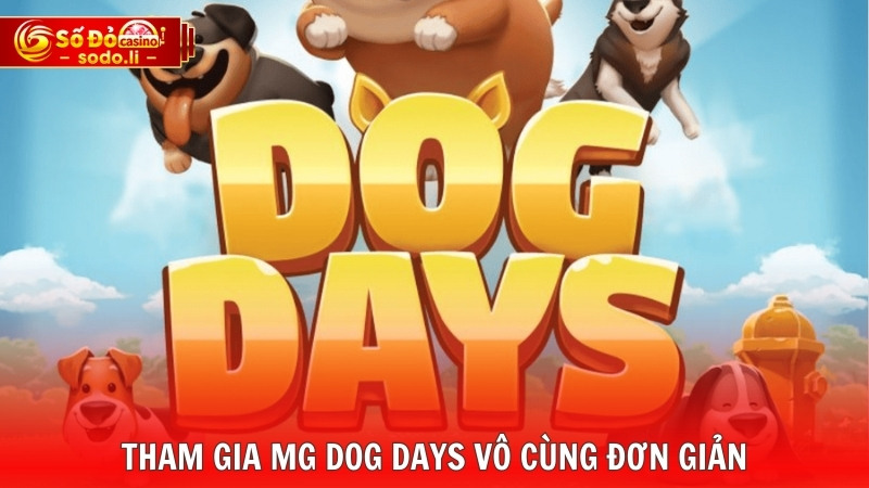 Tham gia MG Dog Days vô cùng đơn giản Tham gia MG Dog Days vô cùng đơn giản