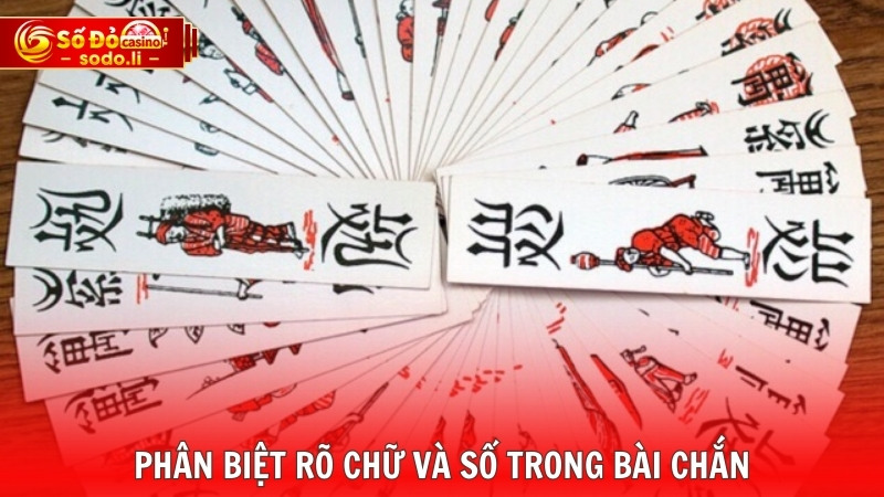 Phân biệt rõ chữ và số trong bài Chắn Phân biệt rõ chữ và số trong bài Chắn